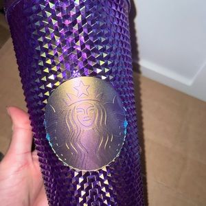 Starbucks Summer 2022 New Release Oil Slick Studded Venti Tumbler Purple NEW!!!